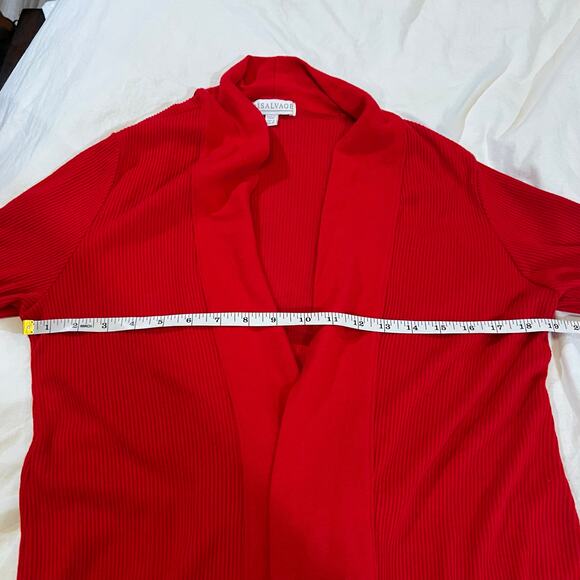 PJ Salvage Textured Essentials Robe Red size M - Picture 8 of 13